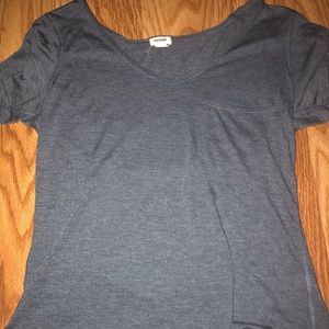 Dark Gray Fitted T-Shirt